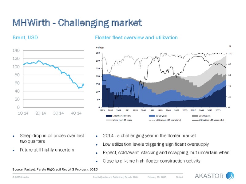 Q4 2014 RESULTS – Akastor ASA – slide 8