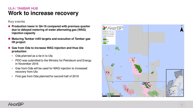 Fourth Quarter 2016 Results – Aker BP – slide 14