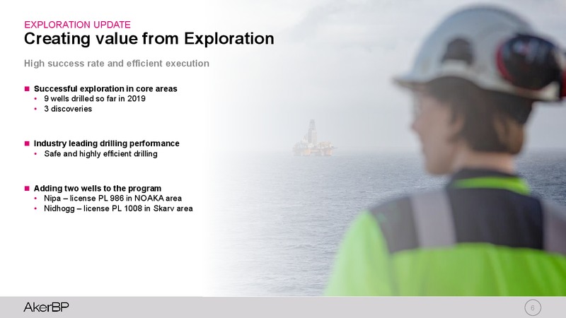 2Q 2019 Earnings Presentation – Aker BP – slide 5