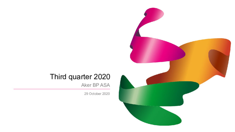 Q3 2020 Earnings Presentation – Aker BP – slide 1