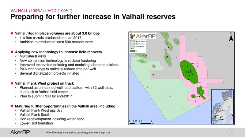 Q3 2017 – Aker BP – slide 13