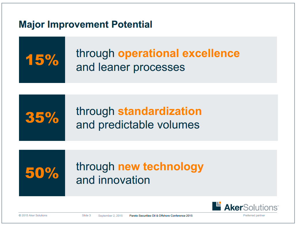 Pareto Offshore Conference – Aker Solutions – slide 3