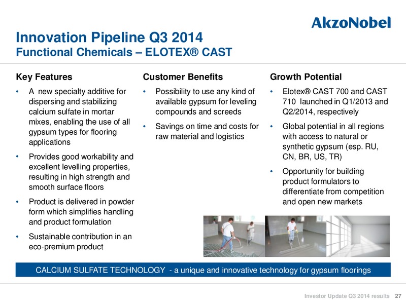 Investor Update Q3 2014 Results – Akzo Nobel – slide 26