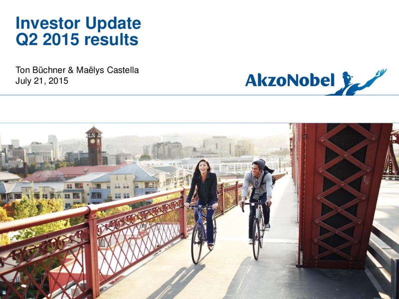 Q2 2015 INVESTOR UPDATE – Akzo Nobel – slide 1