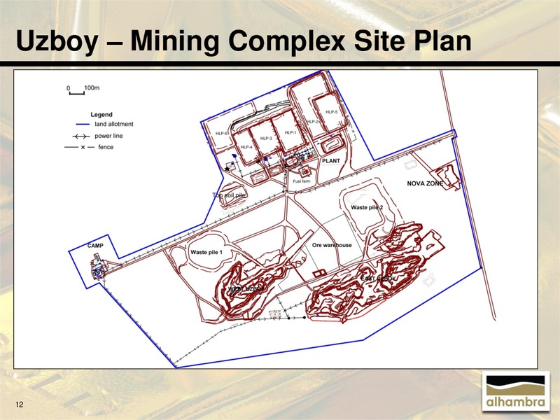 July 2015 Investor Presentation – Alhambra Resources Ltd. – slide 11