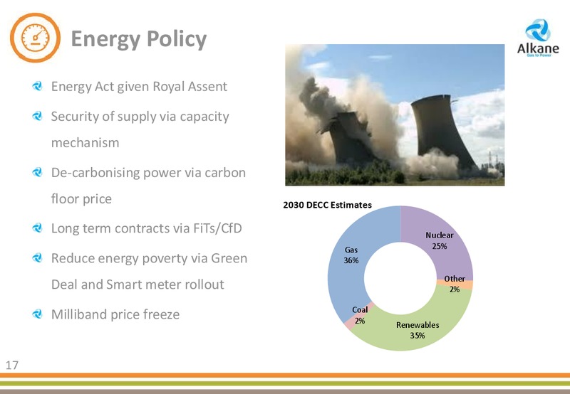2013 PRELIMINARY RESULTS – Alkane Energy Plc – slide 17