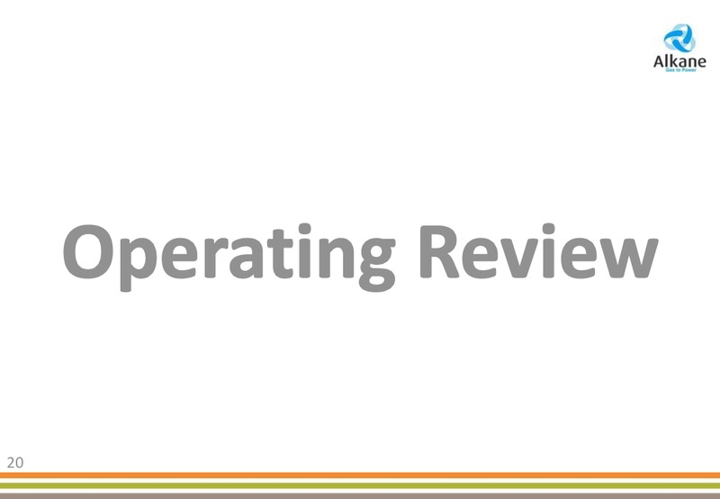 2013 PRELIMINARY RESULTS – Alkane Energy Plc – slide 20