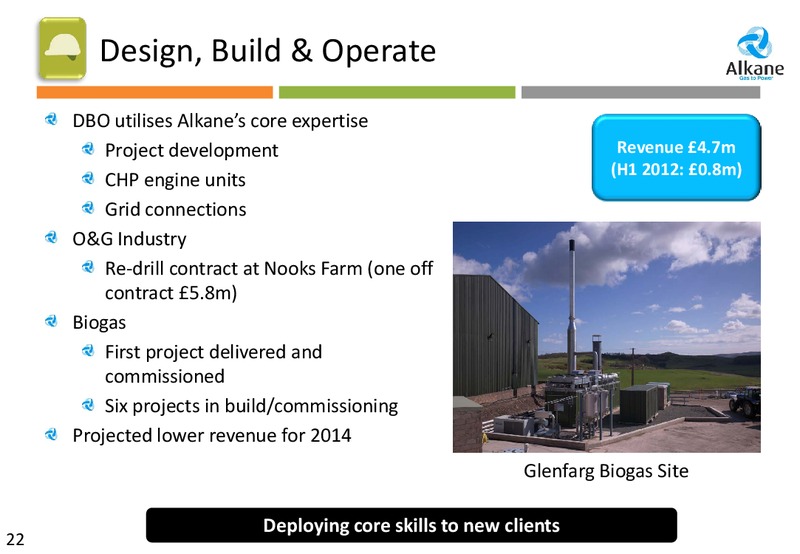 JUNE 2013 INVESTOR PRESENTATION – Alkane Energy Plc – slide 22