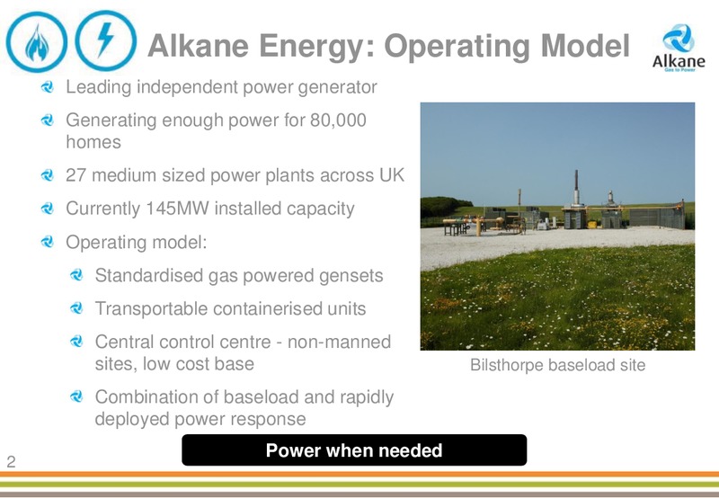 September 2015 Investor Presentation – Alkane Energy Plc – slide 2