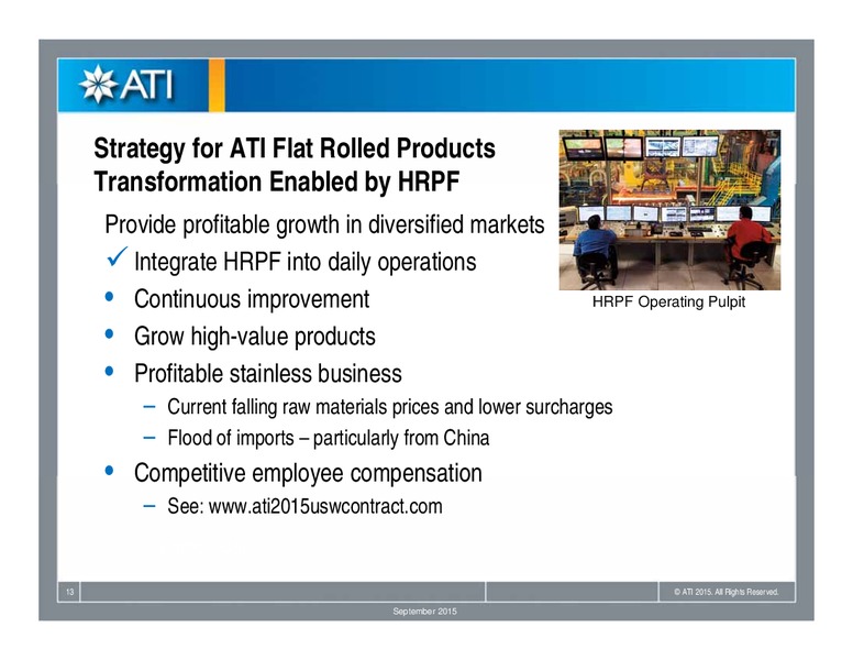 Gabelli Aircraft Supplier Conference – Allegheny Technologies – slide 12