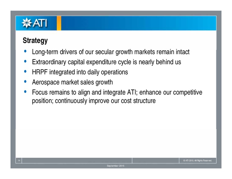 Gabelli Aircraft Supplier Conference – Allegheny Technologies – slide 13