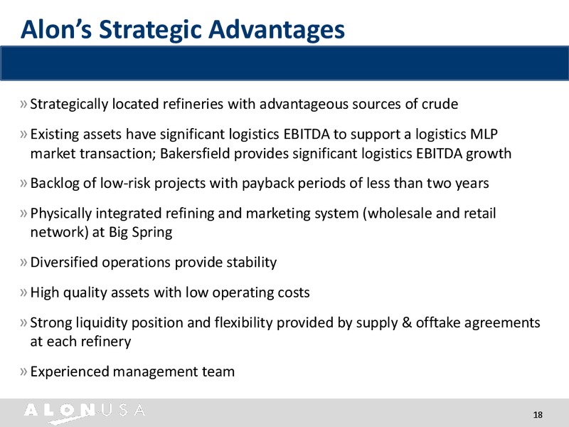 JUNE 2015 INVESTOR PRESENTATION – Alon Usa Energy Inc – slide 17