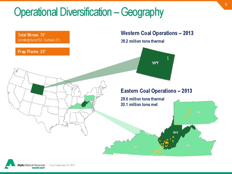 GOLDMAN SACHS GLOBAL ENERGY CONFERENCE – Alpha Natural Resources Inc. – slide 7