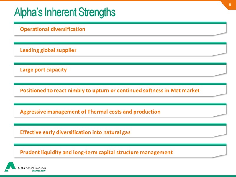 BARCLAYS CEO ENERGY POWER CONFERENCE – Alpha Natural Resources Inc. – slide 4