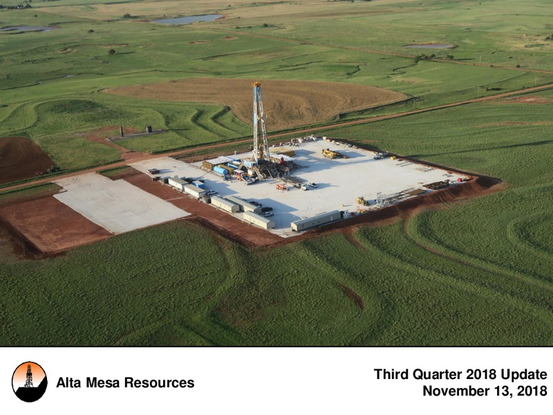 3Q2018 Earnings Presentation – Alta Mesa Resources, Inc – slide 1