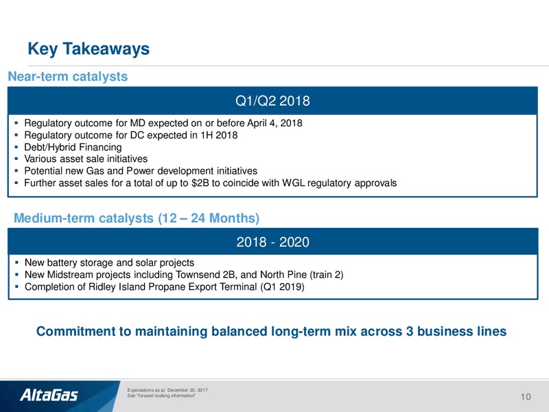 January 2018 Investor Presentation – Altagas Limited – slide 9