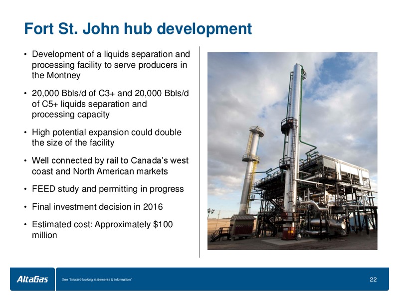 AltaCorp Capital Institutional Investor Conference – Altagas Limited – slide 22