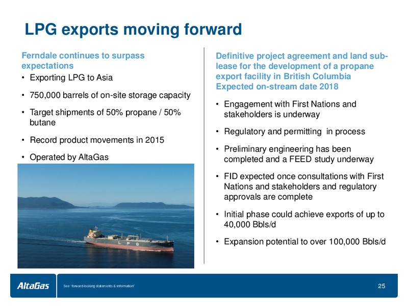 AltaCorp Capital Institutional Investor Conference – Altagas Limited – slide 25