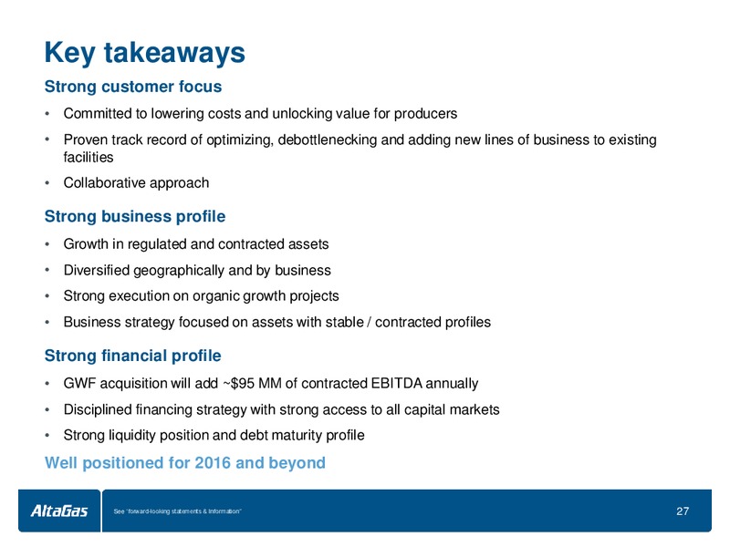 AltaCorp Capital Institutional Investor Conference – Altagas Limited – slide 27
