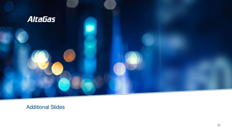 4Q and FY 2018 Results Presentation – Altagas Limited – slide 29