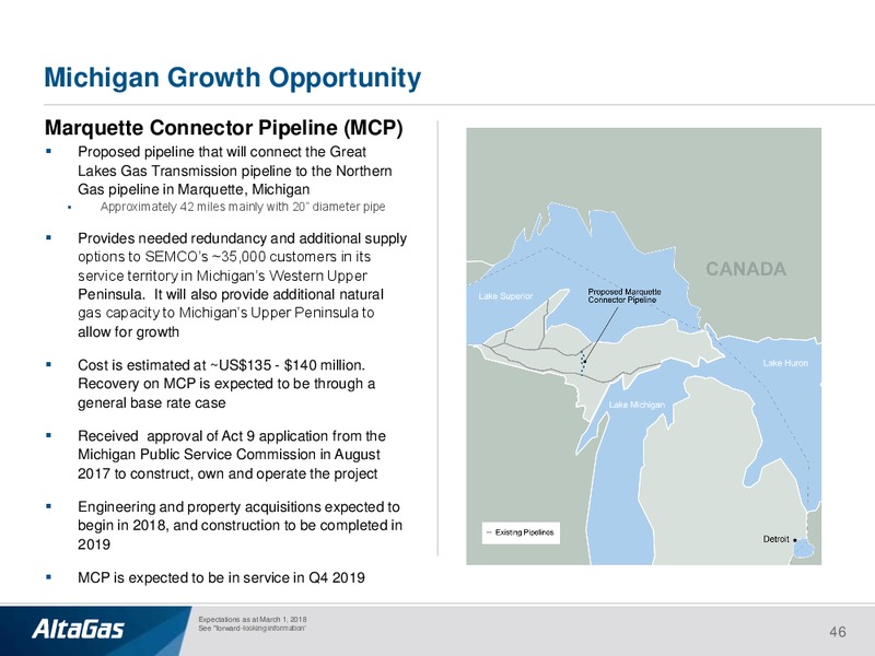 April 2018 Investor Presentation – Altagas Limited – slide 45