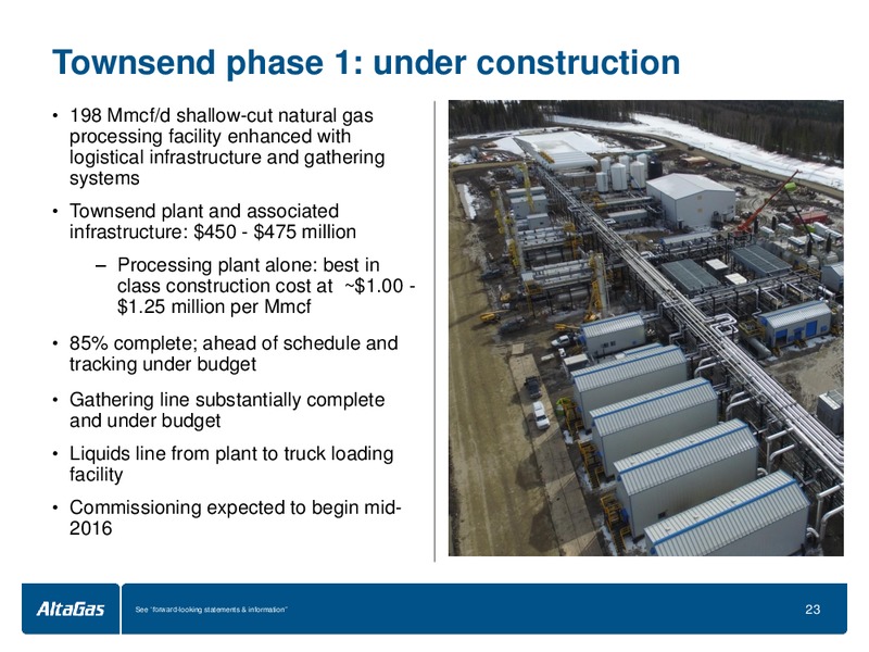 April 2016 Investor Presentation – Altagas Limited – slide 23