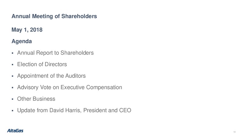 Annual General Meeting – Altagas Limited – slide 9