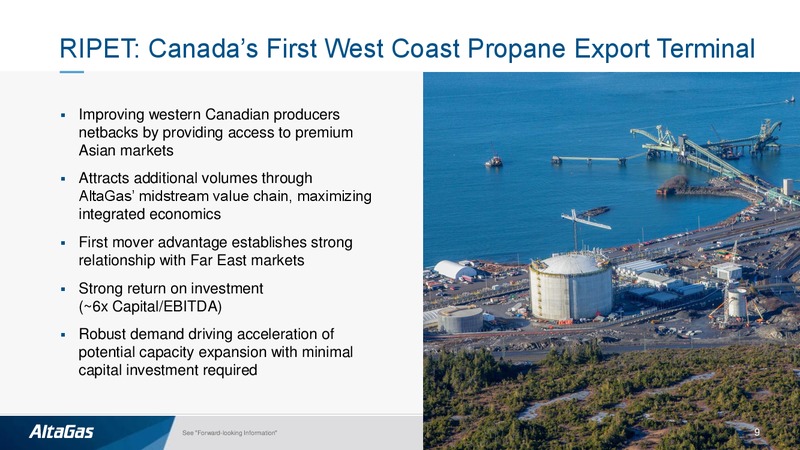 1Q 2019 Earnings Presentation – Altagas Limited – slide 8