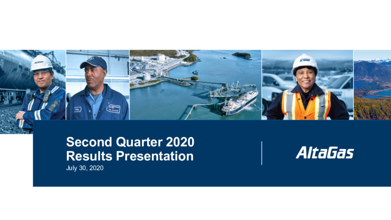 Second Quarter 2020 Results Presentation – Altagas Limited – slide 1