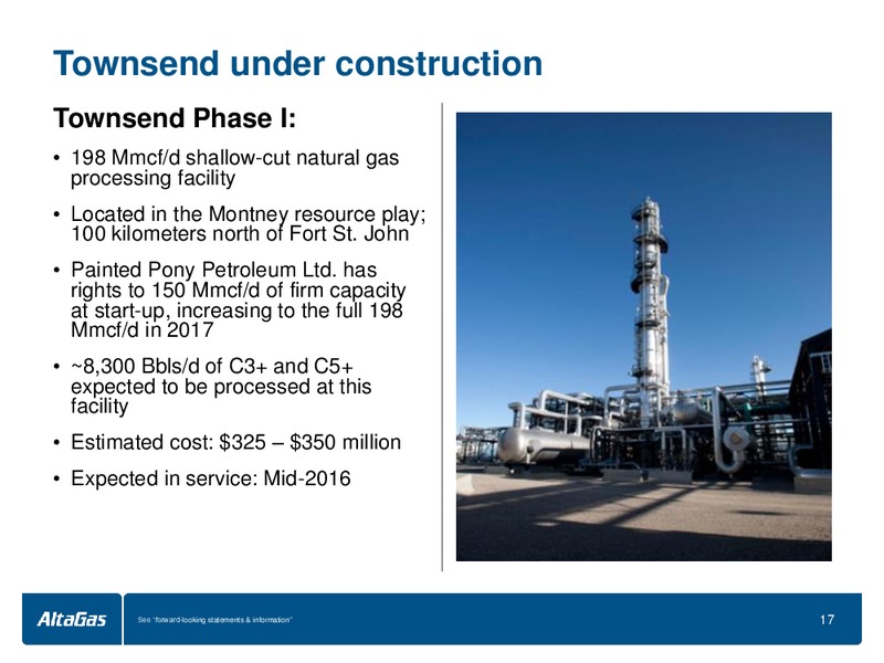 August 2015 Investor Presentation – Altagas Limited – slide 16