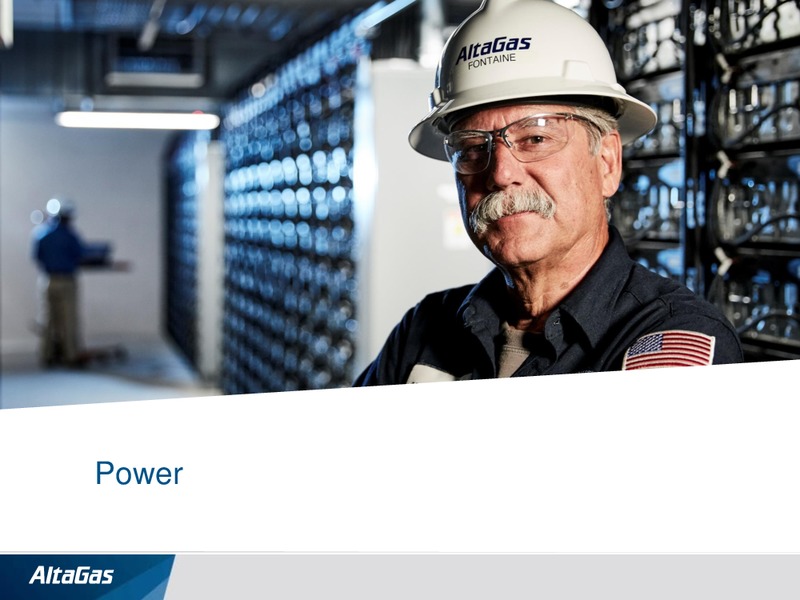 September 2018 Investor Presentation – Altagas Limited – slide 33