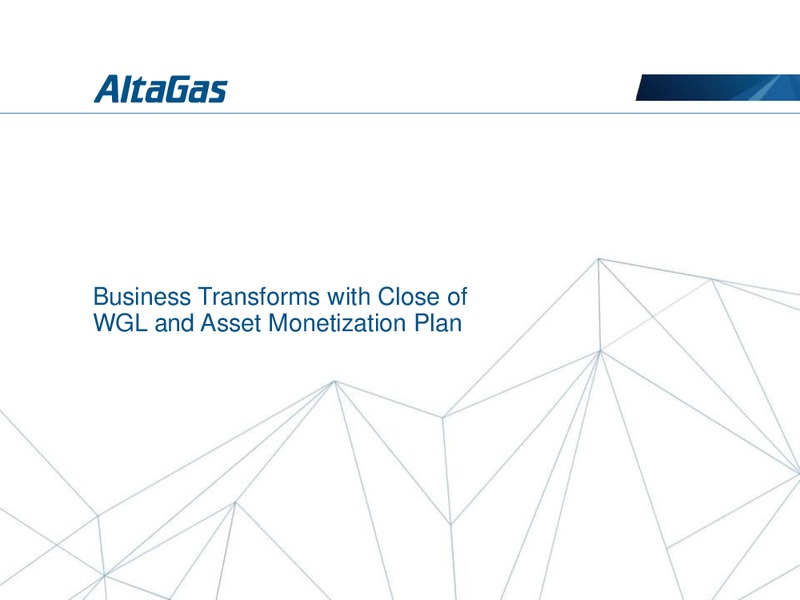 September 2018 Investor Presentation – Altagas Limited – slide 7