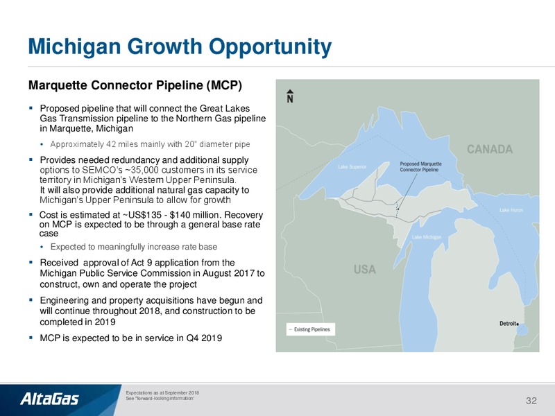 September 2018 Investor Presentation – Altagas Limited – slide 31