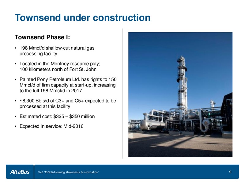 September 2015 Investor Presentation – Altagas Limited – slide 9