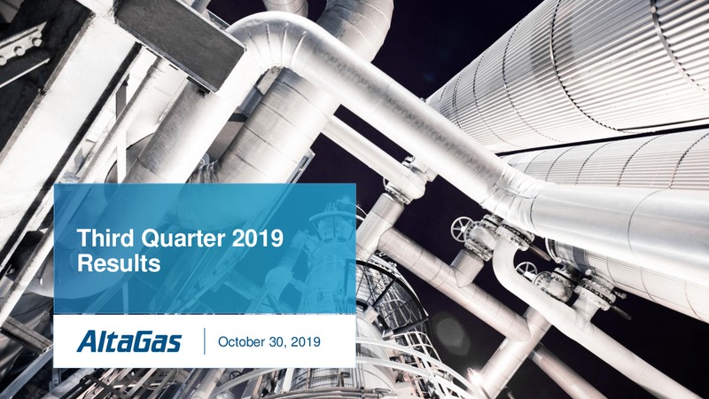 3Q 2019 Earnings Presentation – Altagas Limited – slide 26
