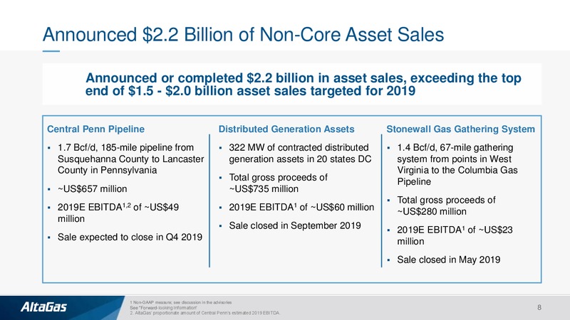Scotia Energy Infrastructure Conference – Altagas Limited – slide 7