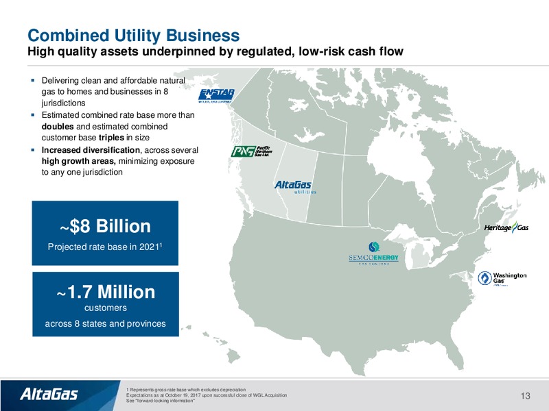 December 2017 Investor Presentation – Altagas Limited – slide 12