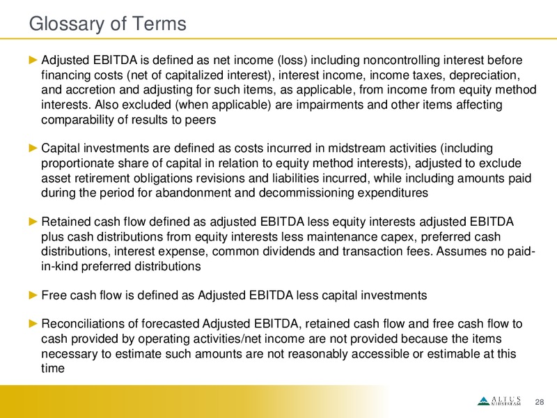 May 2019 Investor Presentation – Altus Midstream Co. – slide 27