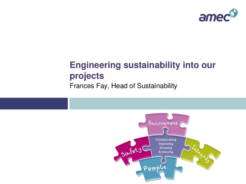 APRIL 2013 INVESTOR PRESENTATION – Amec Plc – slide 29