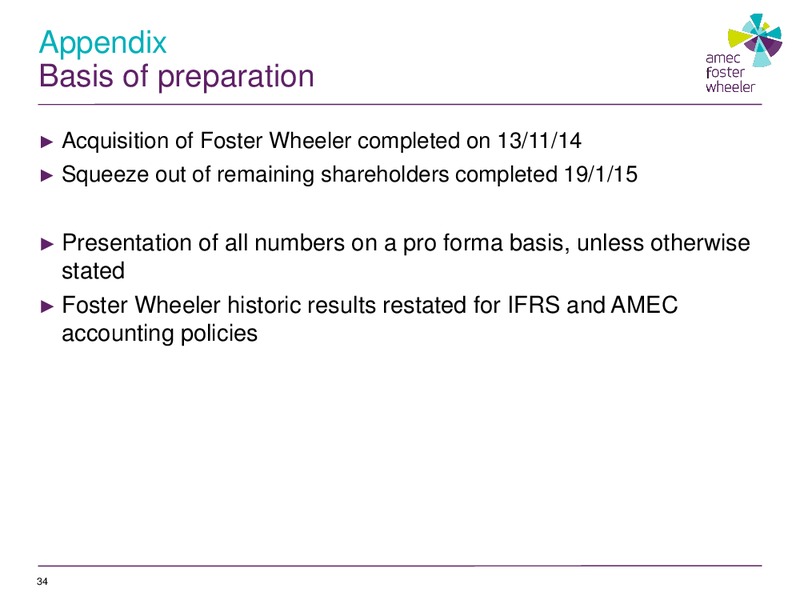 2015 Half Year Results – Amec Plc – slide 34