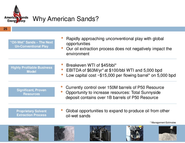 ENERCOM THE OIL AND GAS CONFERENCE – American Sands Energy Corp. – slide 23