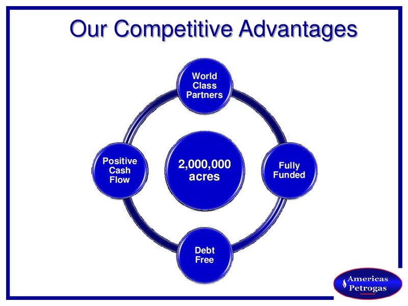 JUNE 2012 INVESTOR PRESENTATION – Americas Petrogas – slide 35