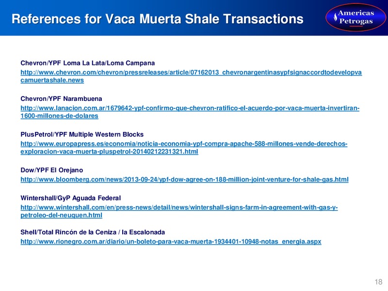 Annual General Meeting Presentation – Americas Petrogas – slide 16