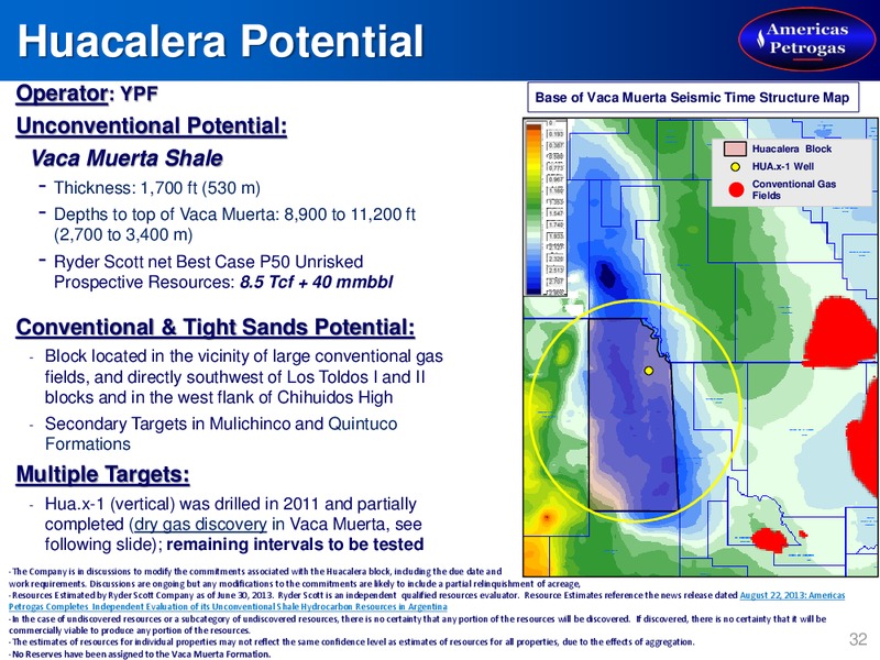 Corporate Presentation – Americas Petrogas – slide 30