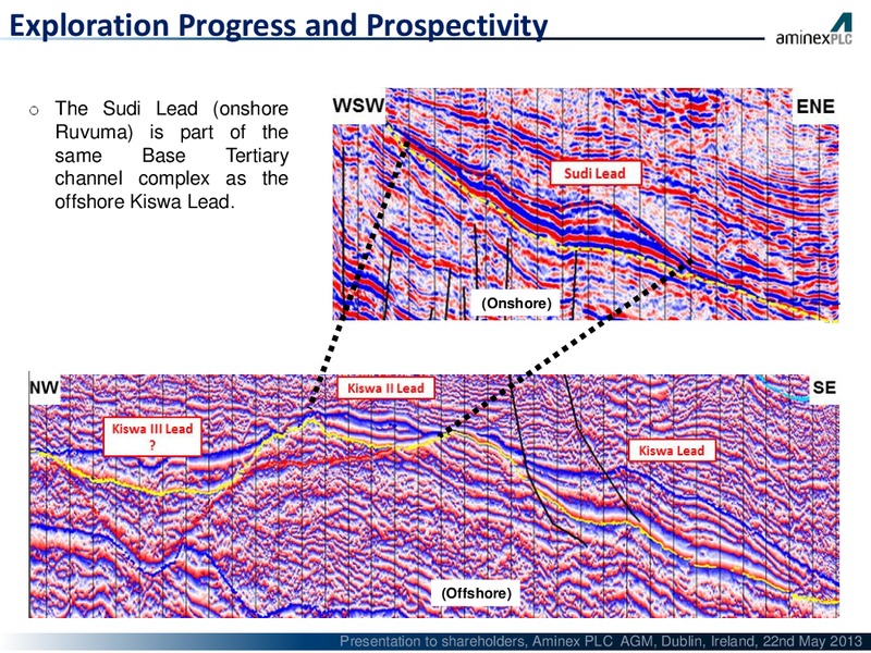 MAY 2013 ANNUAL GENERAL MEETING – Aminex Plc – slide 13