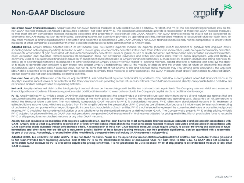 Rockies Acquisition – Amplify Energy Corp. – slide 11