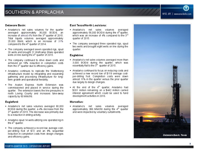Q4 2015 Results – Anadarko Petroleum Corp – slide 6