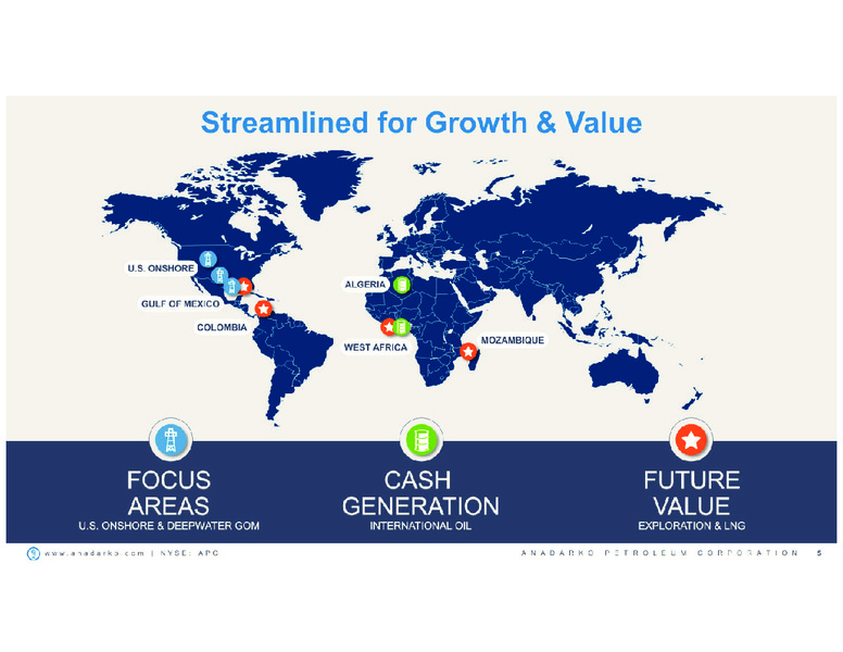 March 2017 Investor Presentation – Anadarko Petroleum Corp – slide 4