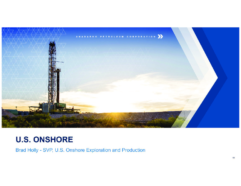 March 2017 Investor Presentation – Anadarko Petroleum Corp – slide 10