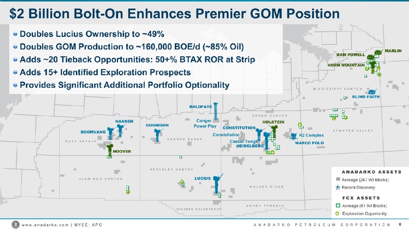 Q3 2016 Review – Anadarko Petroleum Corp – slide 4